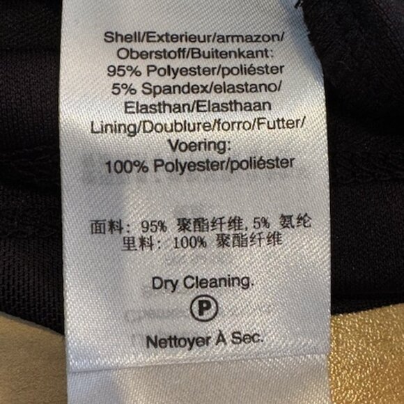 NWT DKNY Women's One Shoulder Asymmetric Neck Side Slit Bodycon Midi Dress Sz 14 - Picture 13 of 13